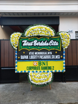 Papan Bunga Duka di Kauman Kidul