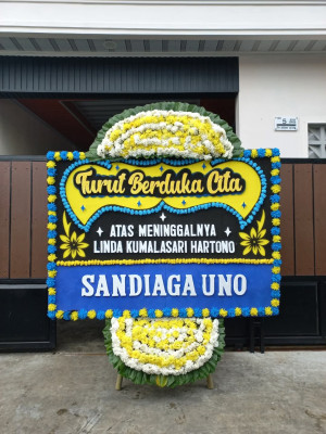 Papan Bunga Duka di Kauman Kidul